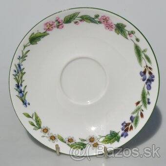 Nádherná bylinková porcelánová sada - čajník + dvojset + - 7