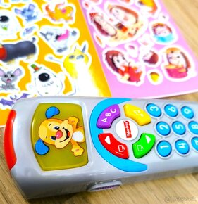 Moblilný telefón FISHER PRICE 35 piesní,farby,čísla,abeceda - 7