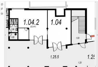 NA PRENÁJOM NOVÝ obchodný priestor v OC Avenue 52 m² - 7