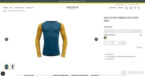 Merino tričko Devold Duo Active Merino 205 Shirt Man - 7