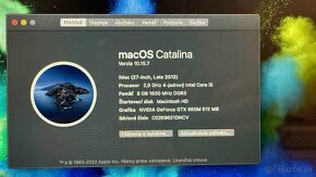 Predám iMac 27" (Late 2012) – macOS Catalina  Predám iMac 27 - 7