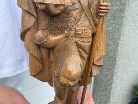 Ponocný dřevěná socha - 7
