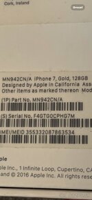 Apple iphone 7  gold 128gb - 7