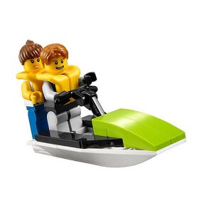 LEGO Morský/vodný mix auto pobrežnej hliadky+skúter, ponorka - 7