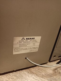 Asahi RD830 Portable Komponent, radiomagnetofon retro kazeťá - 7