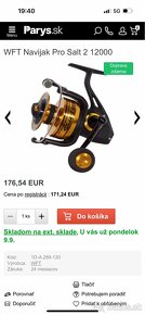 Sumcový navijak WFT Pro Salt II 12000 - 7