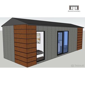 TINY House 8x3m 2 izby- kuchyňa-kúpeľňa - 7