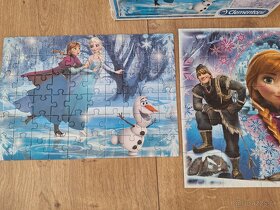 5x puzzle Frozen, od 5 rokov - 7