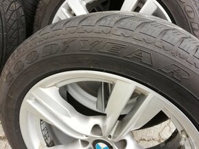 Alu disky 5x120 na BMW X5, X6 zimné pneumatiky 255/50 r19 - 7