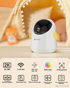 Baby monitor Cococam Baby 2K 1296p 2.4/5G WIFI - 7