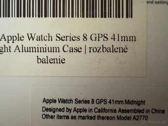 Apple watch 8 41 mm Midnight - 7