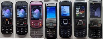 NOKIA 7230 - 6280 - 2680s - 2220s - 6500s Výsúvačky 2x 6680 - 7