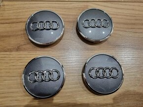 Puklicky AUDI kryty diskov krytky na kolesa disky - 7