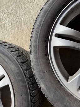 17" hliníkové disky z BMW X3, 5x120 rozteč, zimné 235/55 R1 - 7