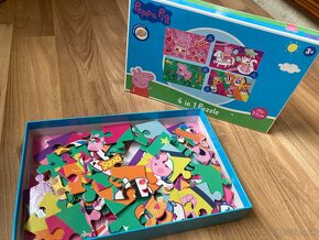 Peppa Pig 4 in 1 Puzzle Peppa Pig na kolotoči - 7