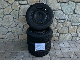 Plechové disky 6J x 15 + pneu 195/65 R15 zimné - 7