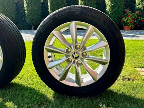 Komplet letnú sadu alu Škoda MINORIS - 5x112 205/55 R16. - 7