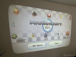 Nintendo Wii - hra Mariokart + 2 volanty - 7