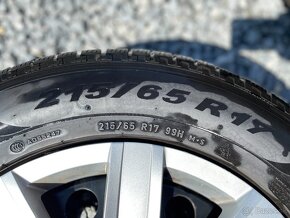 Plechove disky 6.5x17ET38, Pirelli 215/65/17 ZIMA - 7