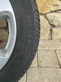 Disky 7 J x 16 + pneumatiky 205/55 R16 zimne - 7