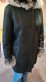 Dámský kožený kabát - 7