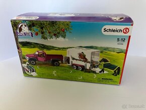 Schleich - Príves s koňom a opatrovateľom a vodičom - 7