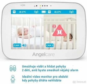 ANGELCARE AC527 Monitor dychu,pohybu a kamera, pestúnka - 7