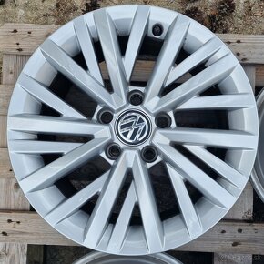 ORIGINÁL VW HLINÍKOVÉ DISKY 5x112 R16 - 7