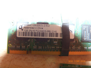 sodimm ddr3 4gb ddr2 2gb ddr1 1gb 10e kus ostatne 5e kus - 7