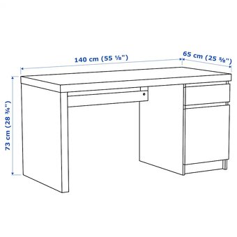 Ikea Malm stôl - 7