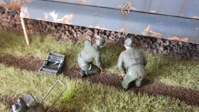 Dioráma obrneného vlaku Panzertriebwagen Nr.16 v mierke 1/35 - 7