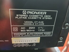 Pioneer CT-445 kazetový deck - 7