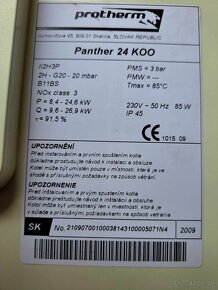 Predám plynový kotol Protherm Panther 24 KOO - 7