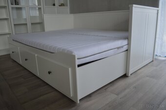 Rozkladacia posteľ s úložným priestorom  Hemnes - 7