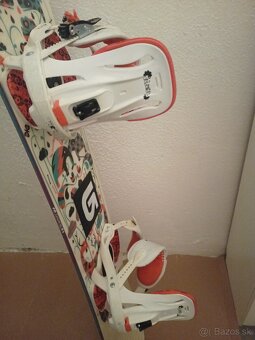 151 cm krasny farebny snowboard SALOMON s viazanim - 7