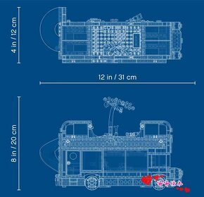 Stavebnica Autobus Priateľstva - nová 787 dielcov - 7