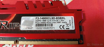 RAM 16GB (2x8GB) G-skill Ripjaws-X DDR3 1886 CL9 - 7