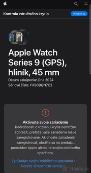 Apple Watch 9 45mm GPS Midnight - neaktivované - 7