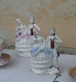 Luxusná porcelánová súprava , sošky - 7