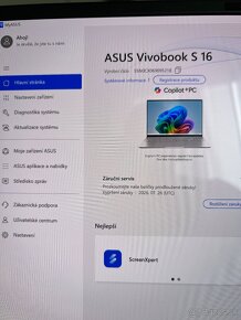 Asus Vivobook S16 OLED Ryzen 7-8845HS/32GB RAM/1TB - 7