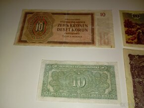 BANKOVKY 10 KČS 1927-1986, 4 RŮZNÉ EMISE, NEPERFOROVANÉ - 7