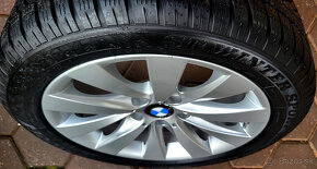 alu R17 5x120 senzory, zimné pneu 225/50, orig. BMW F10 /F11 - 7