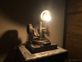 Industriálna lampa - steampunk - 7