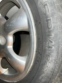 14" Hliníkové disky Peugeot, 4ks s letnými pneumatikami - 7