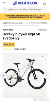 Novy horský bicykel 27.5 EXPL 50 veľkosť L - 7