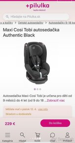 Detska autosedacka Maxi cosi tobi - 7