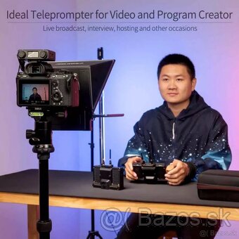 Predám čítačku textu Feelworld TP10 portable teleprompter - 7