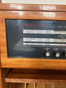 Retro rádio a gramofón tesla,  czechoslovakia bratislava - 7