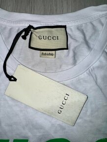 gucci luxusne nove biele panske tricko s visackou - 7