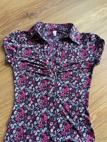 Kvetovaná blúzka/tričko - 7